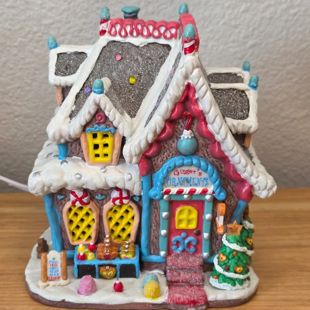 Lemax Sugar N Spice Ginger's Ornaments Retired Christmas Village 2005 With Box